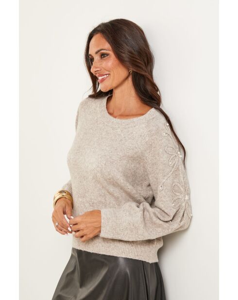 Barrett taupefarbener Pullover