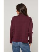 Ashford burgunderfarbener Pullover