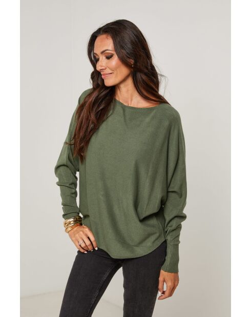 Khakifarbener Pullover Miss