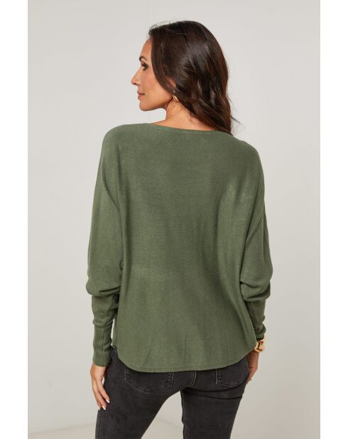 Khakifarbener Pullover Miss