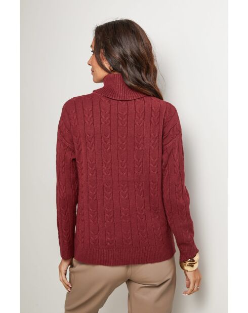 Pull Basile bordeaux