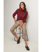 Pull Basile bordeaux