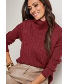 Pull Basile bordeaux