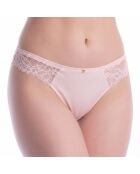 Tanga mit Spitze 50556195 rosa Stick