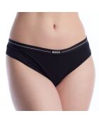 Set van 3 katoenen slipjes met logo 50510016 zwart en bruin