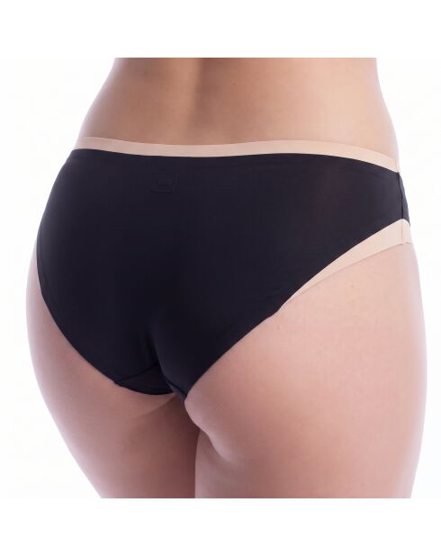 Hipster-Höschen aus Mikrofaser 50556256 schwarz und beige