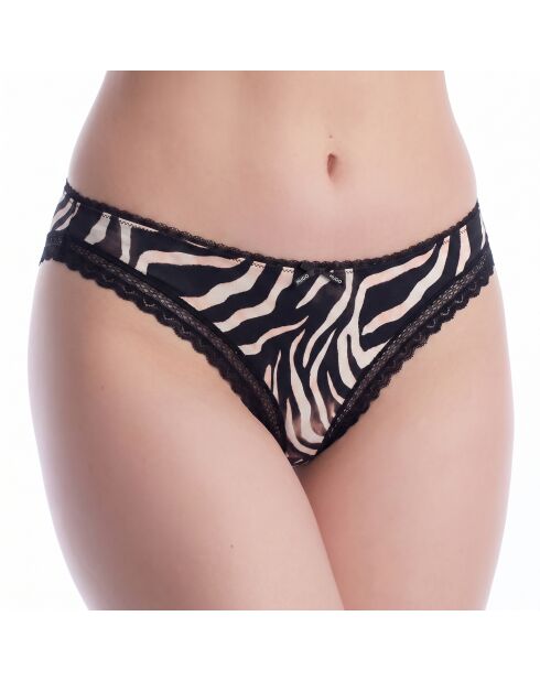 Mikrofaser-Höschen mit Spitze 50545733 schwarz