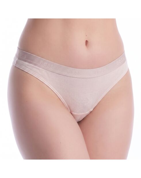 Tanga mit Logo 50502752 pinkfarbener Stick