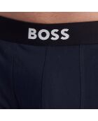 Set van 3 boxershorts van biologisch katoen 50549856 zwart en grijs