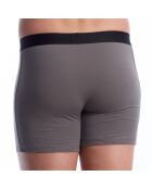 Set van 3 boxershorts van biologisch katoen 50549856 zwart en grijs