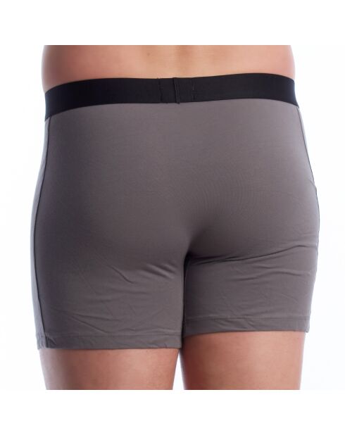 Set van 3 boxershorts van biologisch katoen 50549856 zwart en grijs