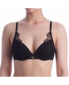 Sujetador de encaje con aros 50556287 negro