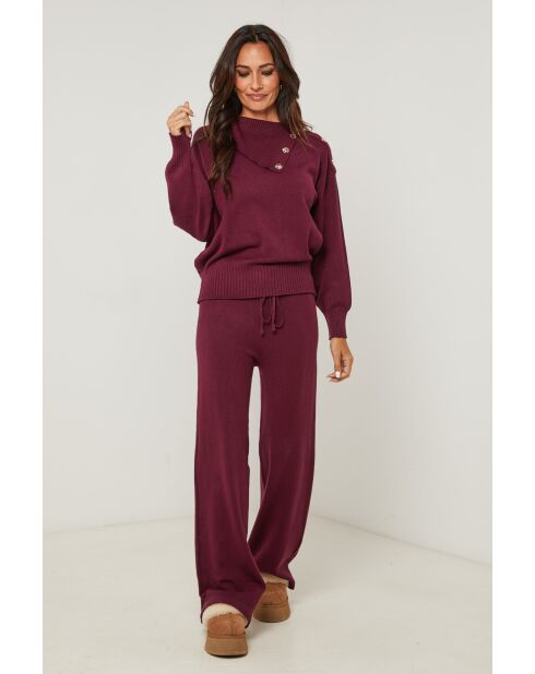 Ensemble Bellini bordeaux