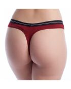 Set van 3 katoenen teenslippers met logo 50510030 zwart en bruin