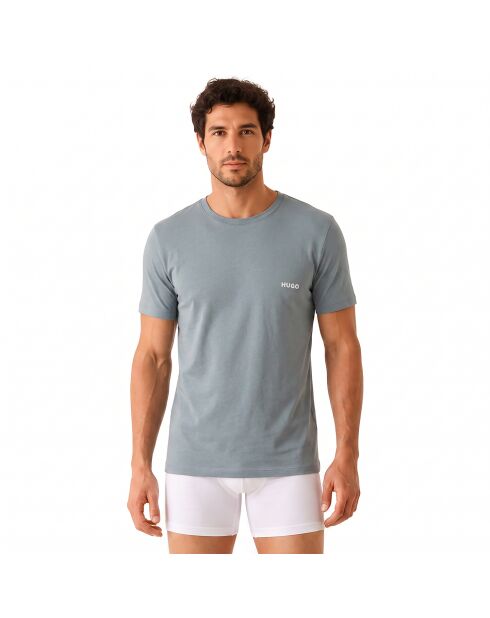 Packung mit 3 Tanktops 50532811 Granatrot und Weiß