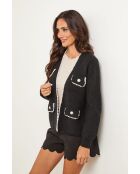 Zwart vest van sterling