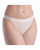 Tanga aus Baumwolle mit Logo 50520398 hellrosa