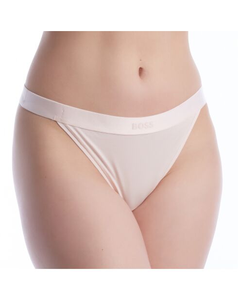 Tanga aus Baumwolle mit Logo 50520398 hellrosa