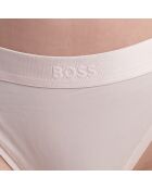 Tanga aus Baumwolle mit Logo 50520398 hellrosa