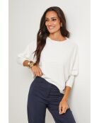 Weißer Pullover Miss
