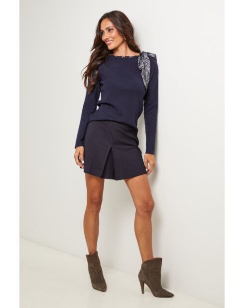 Marineblauer Pullover Isaac