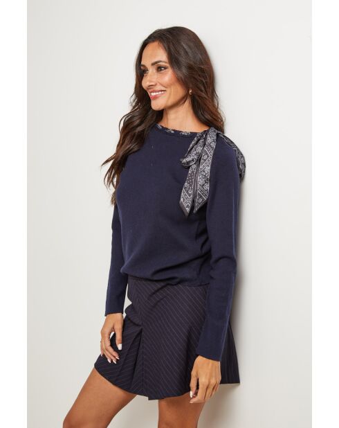 Marineblauer Pullover Isaac