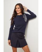 Marineblauer Pullover Isaac