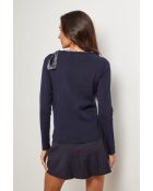 Marineblauer Pullover Isaac