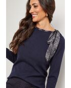 Marineblauer Pullover Isaac