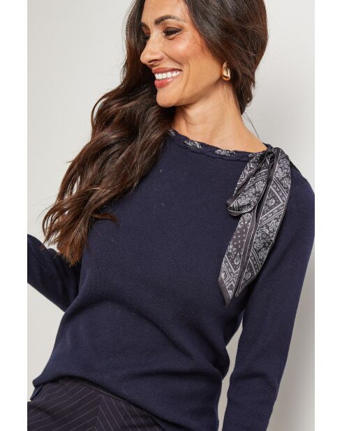 Marineblauer Pullover Isaac