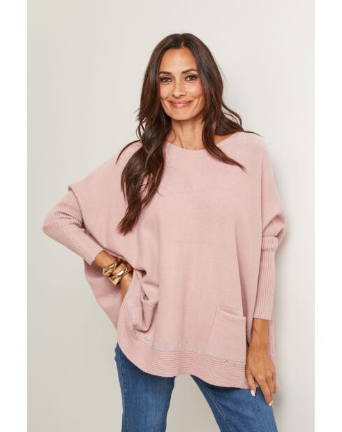Roze trui Gianna