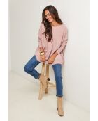 Roze trui Gianna