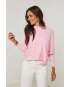 Rosafarbener Pullover Miss