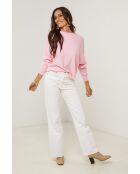 Rosafarbener Pullover Miss
