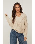 Moretti beiger Pullover