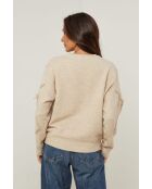 Moretti beiger Pullover