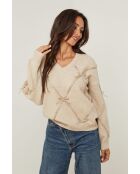 Moretti beiger Pullover