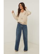 Moretti beiger Pullover