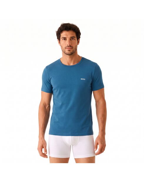 Packung mit 3 Tanktops 50532470 blau und grün und dunkel
