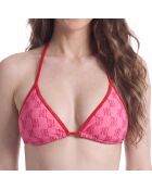 50555664 rotes Triangel-Bikinioberteil