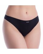 Gebreide string 50556244 zwart en beige