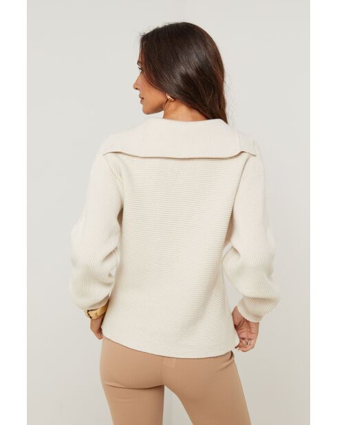 Maglione Marino ecru