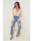 Alessio taupefarbener Pullover