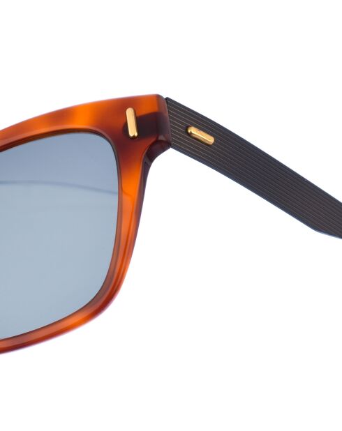 CK21526S Havanna Braune rechteckige Sonnenbrille