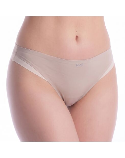 Strickstring 50556244 weiß und beige