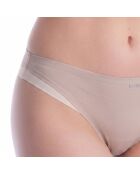Strickstring 50556244 weiß und beige