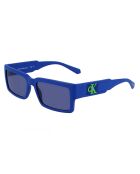 CKJ23623S blaue rechteckige Sonnenbrille