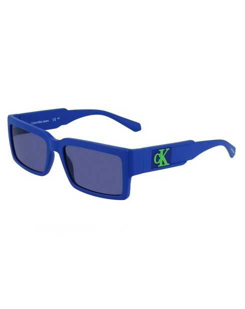 CKJ23623S blaue rechteckige Sonnenbrille