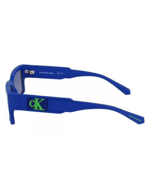 CKJ23623S blaue rechteckige Sonnenbrille