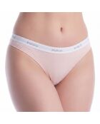 Tanga aus Baumwolle mit Logo 50557101 hellrosa